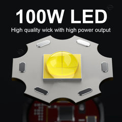 1000000LM High Power Rechargeable LED Flashlight Work 14H Ultra Powerful 2000M Flashlight Camping Fishing Emergency Zoom Lantern