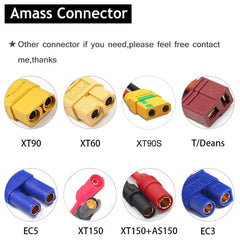 2PC HRB 2S 3S 4S 6S Lipo Battery 1300mah 1500mah 1800mah 2200mah 2600mah 100C Graphene Battery RC Lipo with Deans XT60 Connector