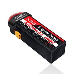 2PCS HRB 6S Lipo 22.2V 3300mah 4000mah 5000mah Graphene Drone Battery 100C with EC5 XT90 plug for Goblin SAB helicopter Car Boat