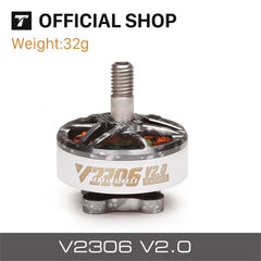 T-Motor VELOX Series V2 V2306 1950KV FPV Brushless Motor for drone
