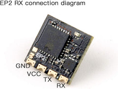 HappyModel Happymodel ELRS PP 2.4GHz RX SX1280 EXPRESSLRS Nano Long Range Receiver (EP1 RX+EP2RX)