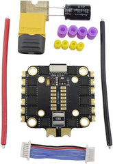 45A BLheli_32 2-6S 4in1 Brushless ESC Double Hole DShot150/300/600 PWM Oneshot125/42 Multshot for FPV Drone Helicopter