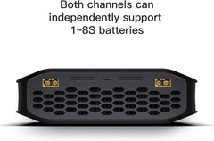 ISDT K4 Lipo Battery Balance Charger Discharger 1-8S AC 400W DC 600Wx2 Smart Charger for Life, Lilon, LiPo, LiHv/Pb/NiMH Battery Balance Charger