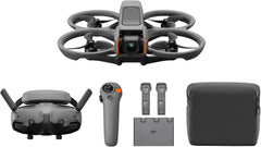 DJI Avata 2 Fly More Combo (3 Batteries), FPV Drone with Camera 4K, Immersive Experience, One-Push Acrobatics, Built-in Propeller Guard, 155° FOV, Camera Drone Compliant with FAA Remote ID