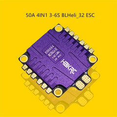 Accessories servo 4x50A 4IN1 ESC 3-6S BLHeli_32 5V 3A BEC Dshot1200 for RC HAKRC Drone FPV - (Color: Purple, US)