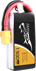 Tattu LiPo Battery Pack 1300mAh 45C 3S 11.1V with XT60 Plug for RC Car Boat Truck Heli Airplane