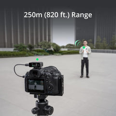 DJI Mic (1 TX + 1 RX), Wireless Lavalier Microphone, 250m (820 ft.) Range, Compact and Ultra-Light, 14-Hour Recording, Wireless Mic for PC, iPhone, Andriod, Cameras, Record Vlogs, Live Stream
