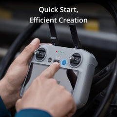 DJI RC 2, Remote Controller for DJI Air 3 and DJI Mini 4 Pro, Next-Gen Processor, 20km O4 Transmission, 5.5-inch FHD Screen, 2T4R Antennas, Smart Controller for Drones, Light and Compact