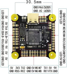 HAKRC F722DJI Flight Controller Dual BEC Barometer Dual Gyroscope 3-6S Cross Machine Racing