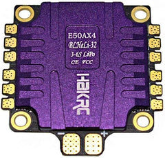 Accessories servo 4x50A 4IN1 ESC 3-6S BLHeli_32 5V 3A BEC Dshot1200 for RC HAKRC Drone FPV - (Color: Purple, US)