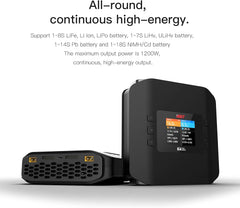 ISDT K4 Lipo Battery Balance Charger Discharger 1-8S AC 400W DC 600Wx2 Smart Charger for Life, Lilon, LiPo, LiHv/Pb/NiMH Battery Balance Charger