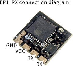 HAPPYMODEL ELRS 2-4G ExpressLRS EPI/EP2 RX Nano Long Range Receiver SX1280 EXPRESSLRS for Racing Drone (EP1 RX)
