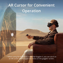 DJI RC Motion 3, FPV Smart Controller with Immersive Motion Control, Compact and Portable, One-Click Emergency Brake, AR Cursor, Intuitive Drone Controller, Multi-Model Compatibility