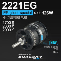 Dualsky XM2230EG / XM2221EG / XM2225EG 22EG Series High Efficiency, Durable Brushless Motor for Small F5K/RES/P5B EP Gliders