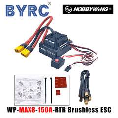 HOBBYWING WP- Max8-RTR 150A Waterproof Brushless ESC TRX PLUG For RC 1/8 Trx E-REVO Trx Summit HPI Savage Thunder Tiger