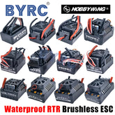 HOBBYWING Waterproof 25A 50A 60A 80A 100A 120A 150A 160A 200A RTR Brushless ESC Speed Controller For 1/10 1/8 1/7 1/6 1/5 RC Car