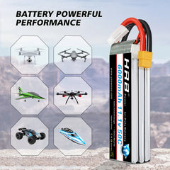 HRB 3S 11.1V RC Lipo battery 1300mah 1500mah 2200mah 4000mah 5000mah 6000mah RC Battery with XT60 plug for RC Car Drone Boat