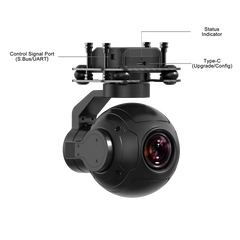 SIYI ZR10 2K 4MP 30X Hybrid Zoom Gimbal Camera with Starlight Night Vision 3-Axis Stabilizer Lightweight Cinematographic Cameras