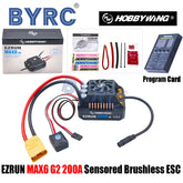 HobbyWing EzRun MAX6 G2 200A 3-8S Lipo Sensored Brushless ESC Suitable For 1/5 1/6 1/7 Trucks And Off-road Vehicles