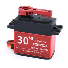 Readytosky 30KG Servo TD-8130MG 90~180 / 270 / 360 Degree Update Metal Gear Digital Servo 25T Arm for 1/8 1/10 Scale RC Car Toy