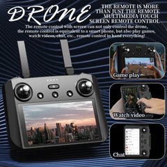 SJRC KF104 MAX 5G Image Transmission GPS Drone 8K 3-Axis Gimbal EIS Camera With Laser Obstacle avoidance RC Foldable Quadcopter