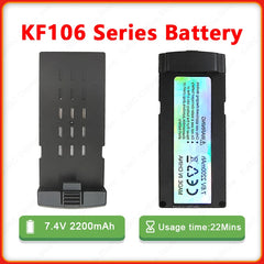SJRC KF106 Max Drone Battery 7.4V 2200 mAh Oriiginal KF106 4K Camera GPS Dron Accessories Maximum Flight Time 22 Minutes
