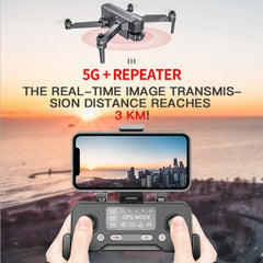 SJRC Professional F11S 4K Pro GPS 5G WIFI 3KM RC Distance FPV 2-Axis Electronic Stabilization Gimbal Brushless RC Drone Boy Toy