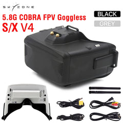 SKYZONE Cobra S X V2 FPV Video Goggles 800x480 4.3in Cobra 1280x720 4.1in 5.8G 48CH Receiver Head Tracker DVR for FPV Drone