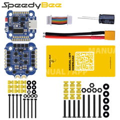SpeedyBee Speedy Bee F7 Mini 3-6S STM32F722 Flight Control And 35A BLHeli_S Mini 4-in-1 DSHOT300/600 ESC For FPV Racing Drone
