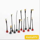 TRUERC ANTENNA SINGULARITY 5.8 120mm U.FL LHCP RHCP CLEAR BLACK RED SMA RP-SMA U.FL w/tube FPV drone