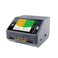 HOTA D6 Pro Dual Channel 650W 15A AC/DC Battery Charger w/ Wireless Cellphone Charging