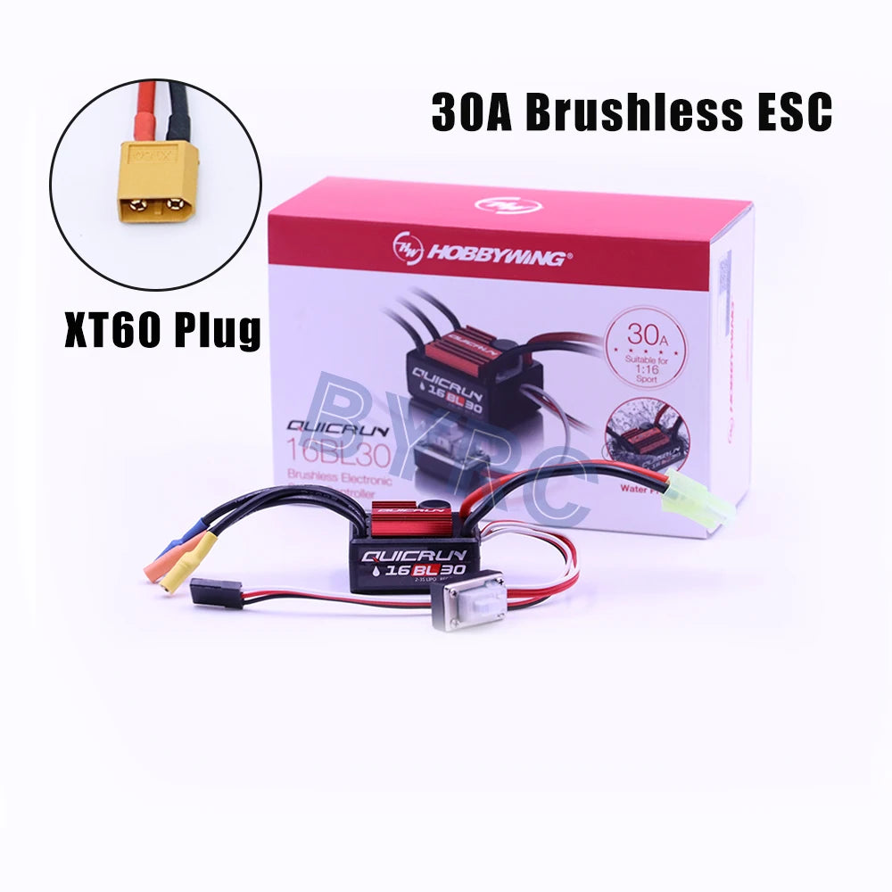 1pcs Original Hobbywing QuicRun 16BL30 30A Brushless ESC For 1/16 On-road / Off-road / Buggy /Monster RC Car