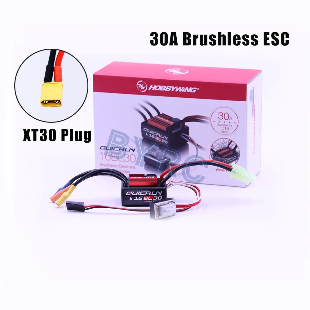 1pcs Original Hobbywing QuicRun 16BL30 30A Brushless ESC For 1/16 On-road / Off-road / Buggy /Monster RC Car