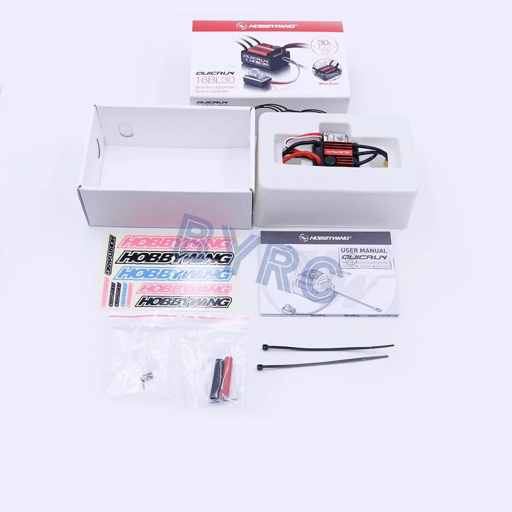 1pcs Original Hobbywing QuicRun 16BL30 30A Brushless ESC For 1/16 On-road / Off-road / Buggy /Monster RC Car