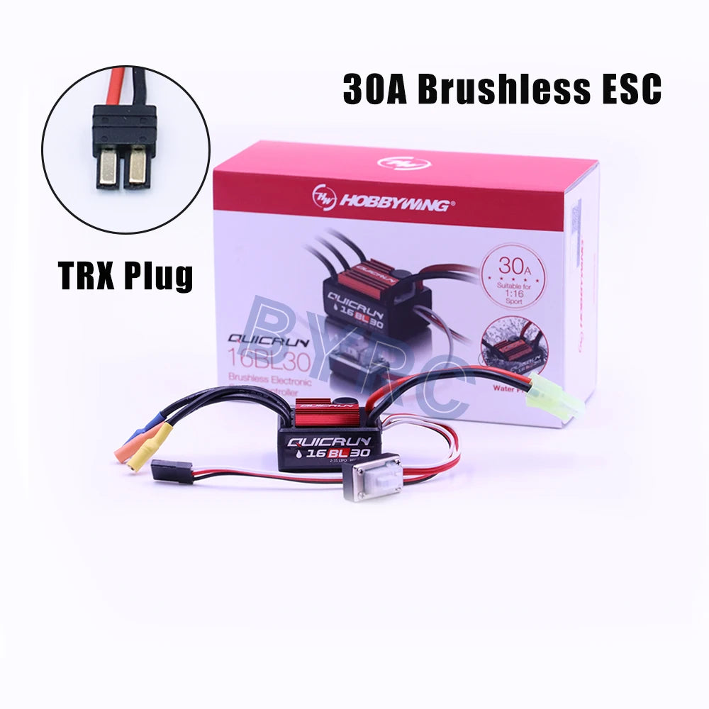 1pcs Original Hobbywing QuicRun 16BL30 30A Brushless ESC For 1/16 On-road / Off-road / Buggy /Monster RC Car