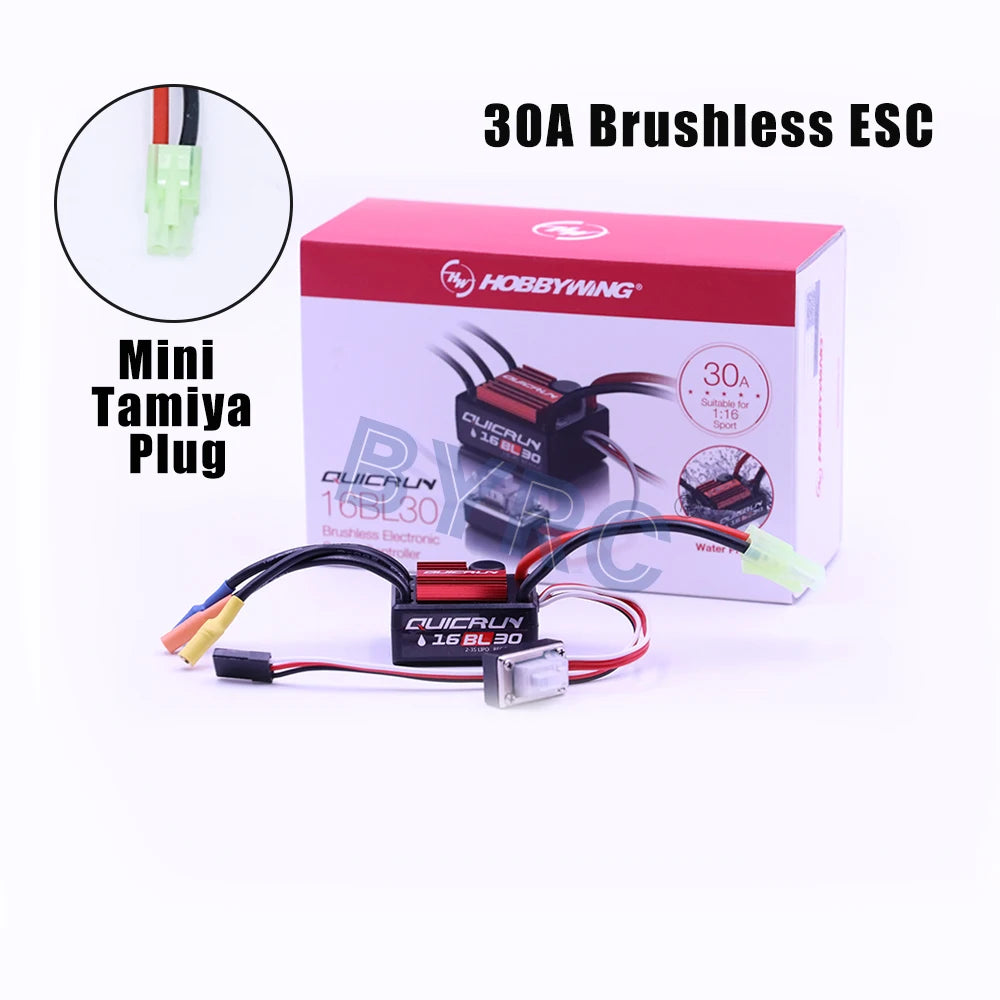 1pcs Original Hobbywing QuicRun 16BL30 30A Brushless ESC For 1/16 On-road / Off-road / Buggy /Monster RC Car
