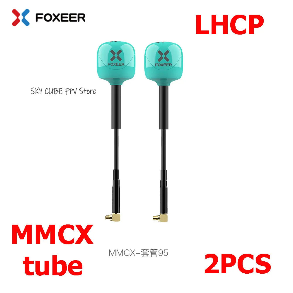 2PCS Foxeer Lollipop 4 Plus 4+ FPV Antenna 5.8G 2.6Dbi Omni Antenna RHCP LHCP SMA MMCX UFL For RC FPV Long Range Racing Drone