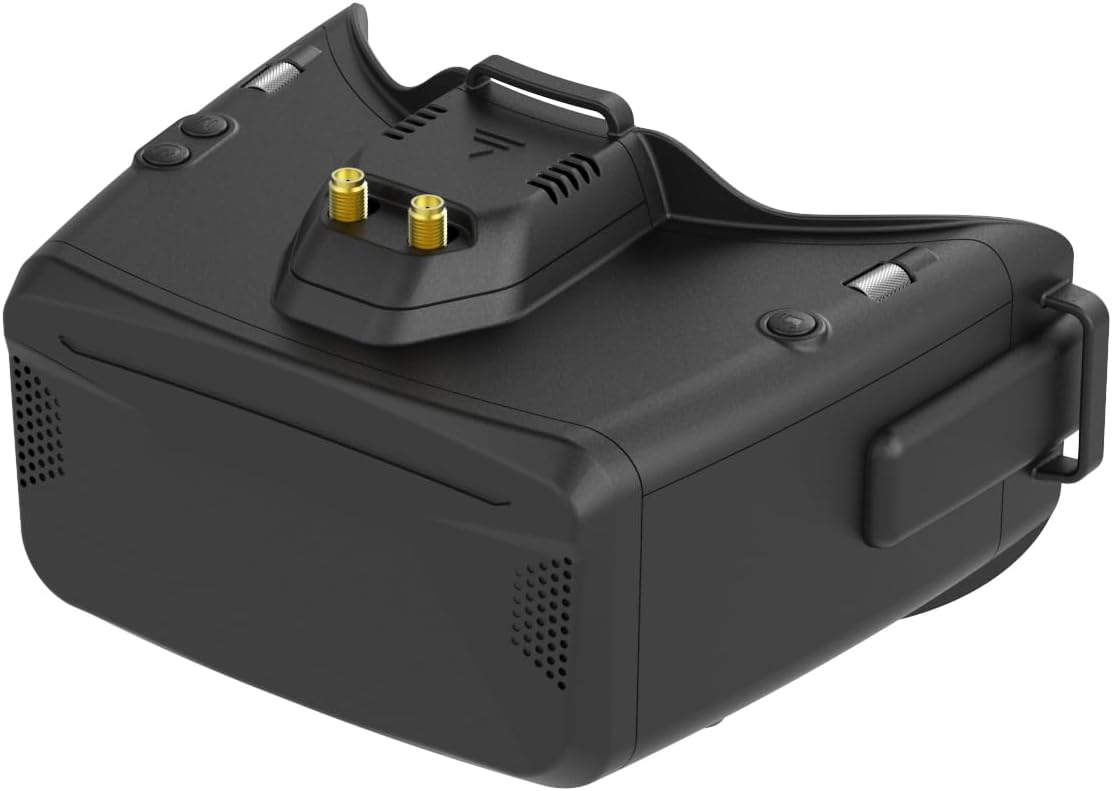 SKYZONE Cobra X V4 FPV Goggles 5.8Ghz 48CH FPV Receiver 1280x720 LCD with DVR for RC Airplane FPV Racing Drone（black）
