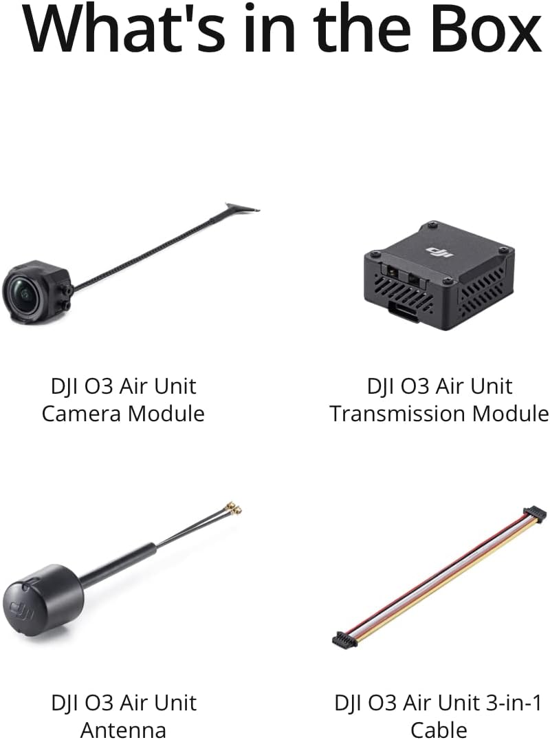 DJI O3 Air Unit for FPV Drone, Digital Transmission System, 10km Max Range, 1080p/100fps H.265 Video Transmission