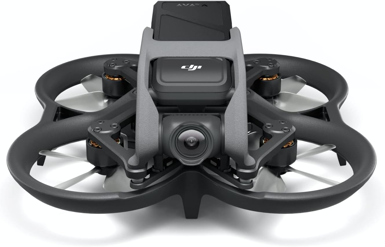 DJI Avata Pro-View Combo - First-Person View Drone UAV Quadcopter with 4K Stabilized Video, Super-Wide 155° FOV, Emergency Brake and Hover, Includes New RC Motion 2 and Goggles 2