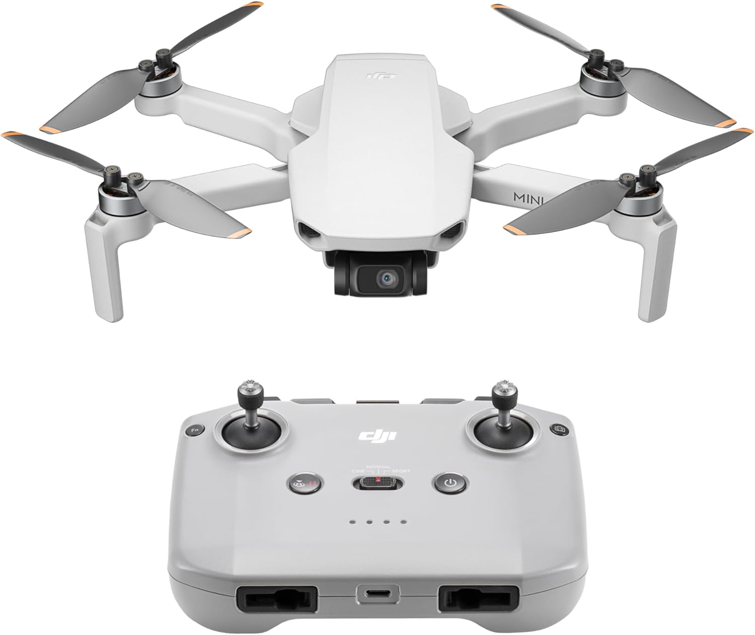 DJI Mini 4K Fly More Combo, Drone with 4K UHD Camera for Adults, Under 249 g, 3-Axis Gimbal Stabilization, 10km Video Transmission, Auto Return, 3 Batteries for 93-Min Max Flight Time, QuickShots