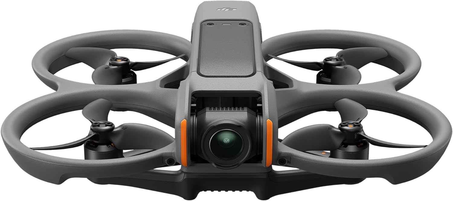 DJI Avata 2 Fly More Combo (3 Batteries), FPV Drone with Camera 4K, Immersive Experience, One-Push Acrobatics, Built-in Propeller Guard, 155° FOV, Camera Drone Compliant with FAA Remote ID
