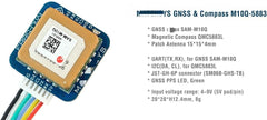 Drone for Matek Systems GNSS M10Q-5883 for U B x M10 GPS with Compass QMC5883L Module Digital AirSpeed 4~9V for FPV Racing Drone RC Toy parts