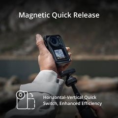 DJI Osmo Action 4 Adventure Combo, Waterproof Action Camera 4K with 1/1.3" Sensor, Stabilization, Dual Touchscreens, Up to 7.5 h with 3 Batteries, Mini Action Camera for Travel, Outdoor, Sports