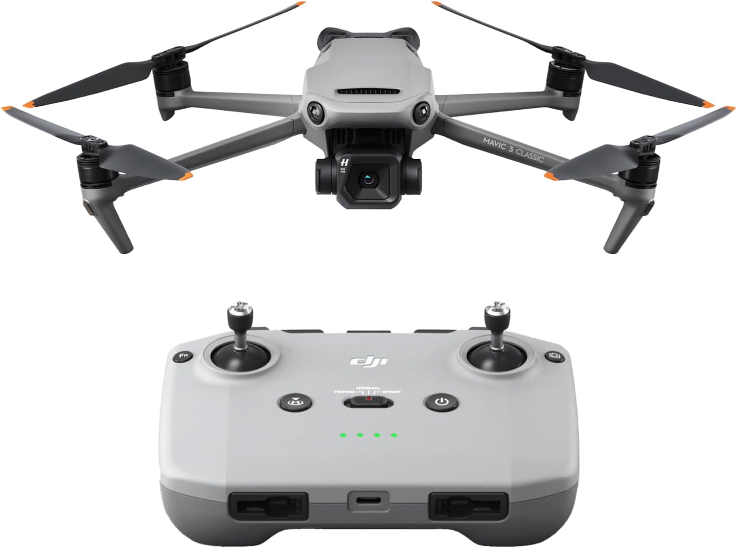 DJI Mavic 3 Classic (DJI RC), Drone with 4/3 CMOS Hasselblad Camera, 5.1K HD Video, 46 Mins Flight Time, Omnidirectional Obstacle Sensing, Smart Return to Home, FAA Remote ID Compliant