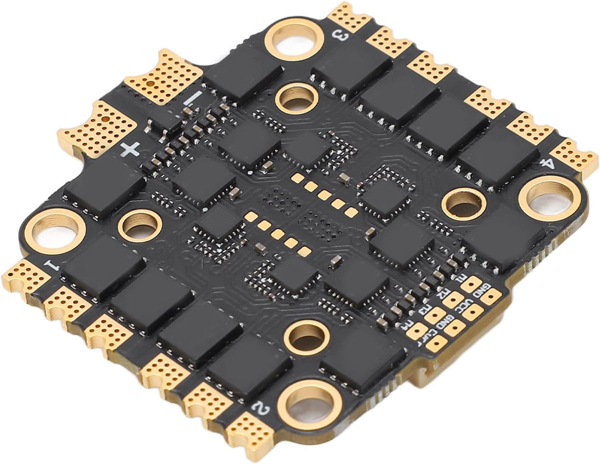 RC Drone Electronic Speed Controller, 4 in 1 ESC 45A Electronic Speed Controller with Double Hole Spacing for FPV RC Drone