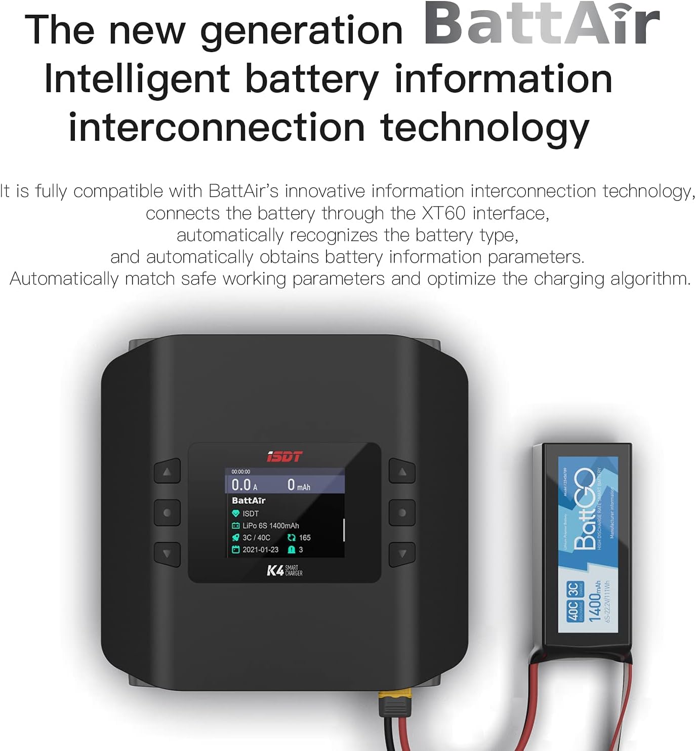 ISDT K4 Dual Lipo Battery Charger Discharger RC Lipo Charger AC400W/DC600Wx2 for 1-8s Life,Lilon/Hv,Pb,NiMH/Cd Battery Balance Charger Smart Charger