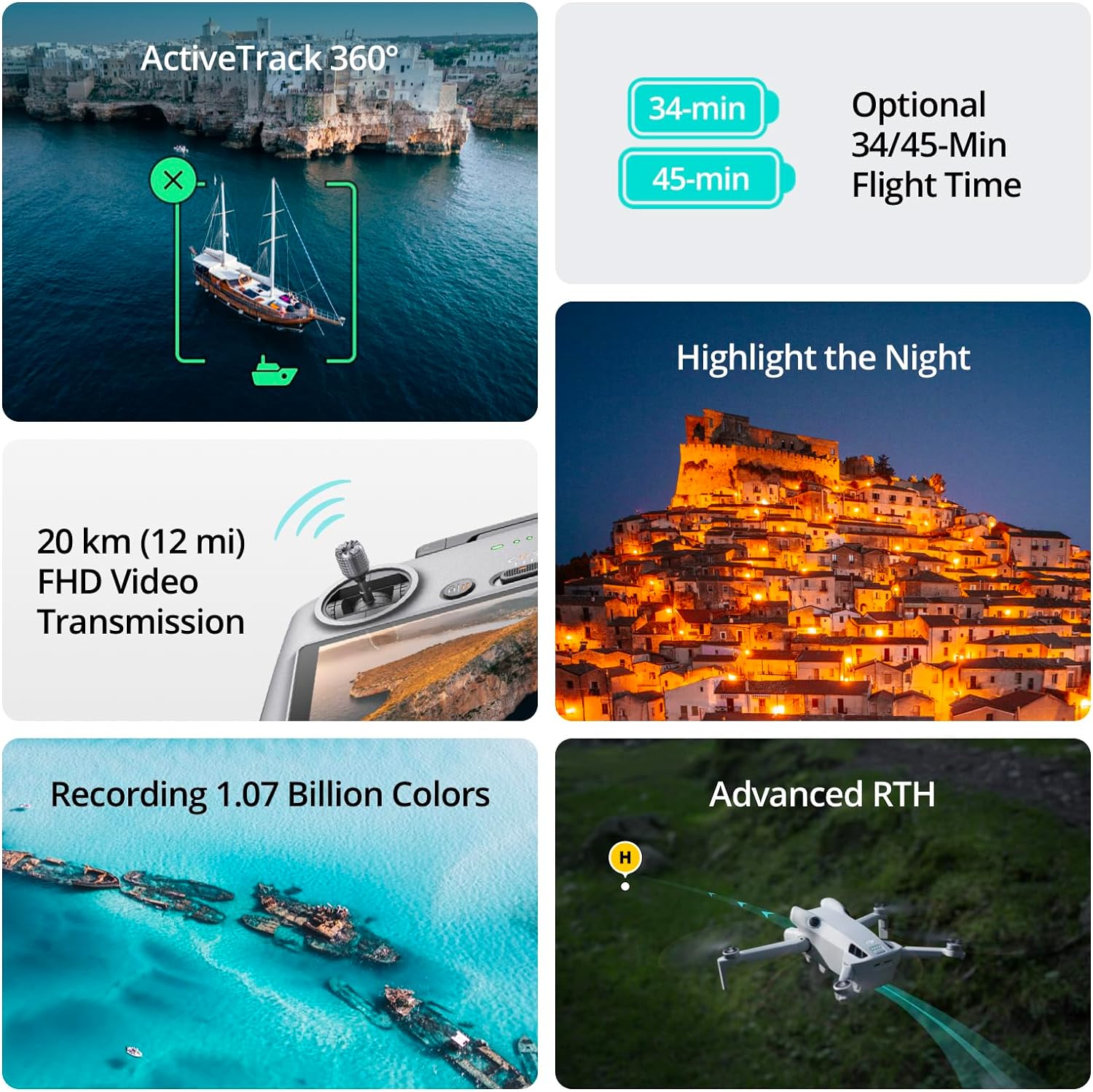 DJI Mini 4 Pro Fly More Combo with DJI RC 2, Mini Drone with 4K HDR Video, Under 0.549 lbs/249 g, 3 Batteries for up to 102 Mins Flight Time, Smart Return to Home, Drone with Camera for Beginners
