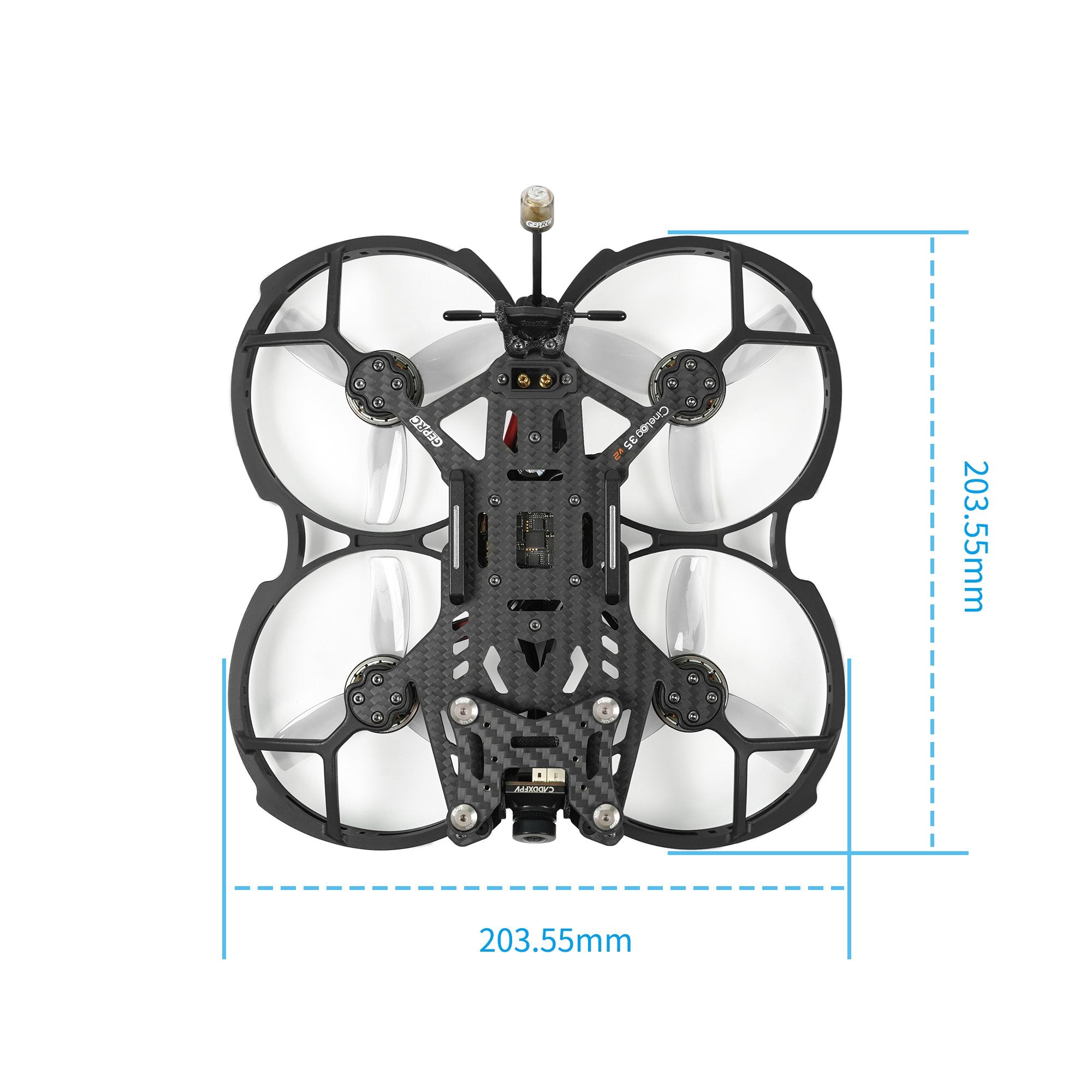 CineLog35 V2 Analog FPV Drone-TBS Crossfire Nano RX
