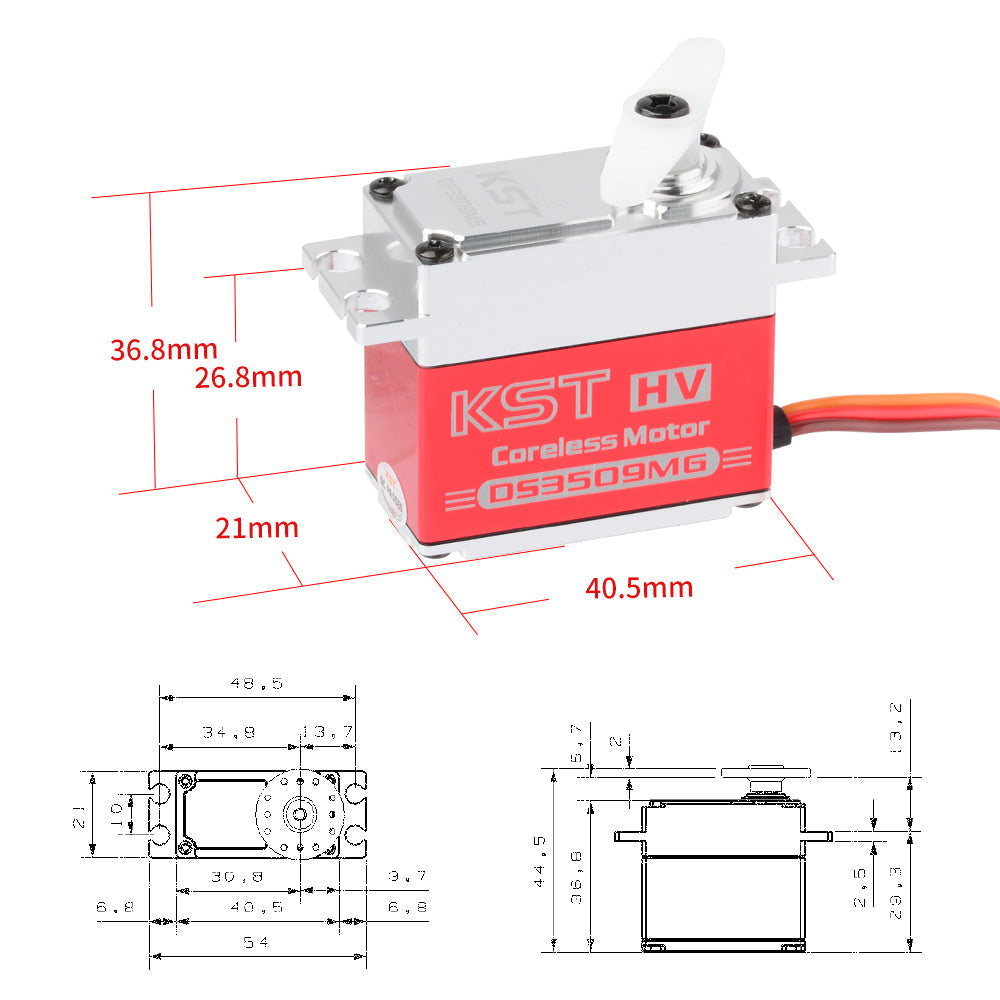 KST DS3509MG 32kg 0.13sec Digital HV Metal Gear Servo